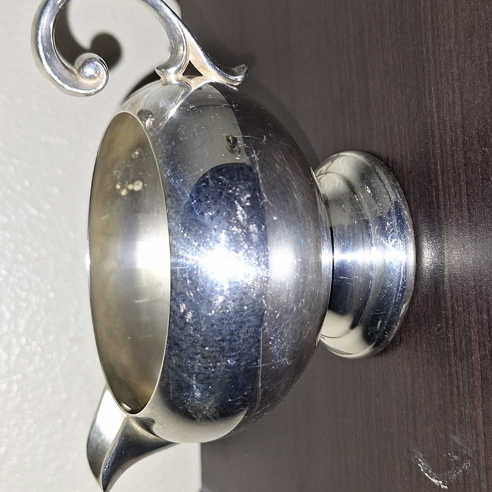 Silver Plated Creamer Dish Bristol Silver
